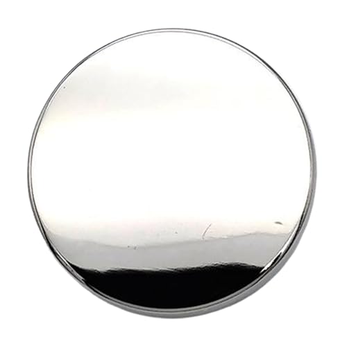 Flache Metallknöpfe, 10 - 25 mm, Hochglanz-Finish, Farbe 5, 12 mm, 6 Stück, 6 Stück von Gyuuio