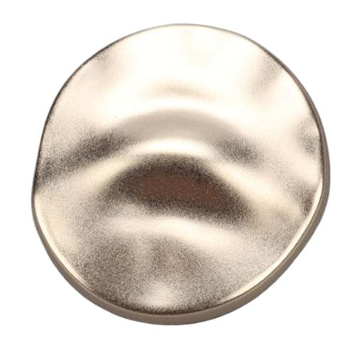 Goldfarbene Metallknöpfe für Mäntel und Pullover, 18 mm/23 mm, 6 Stück (Farbe 1, 18 mm, 6 Stück) von Gyuuio