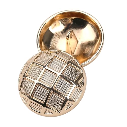 Metallknöpfe für Mäntel, goldfarben, 23 mm, 6 Stück, 6 Stück von Gyuuio