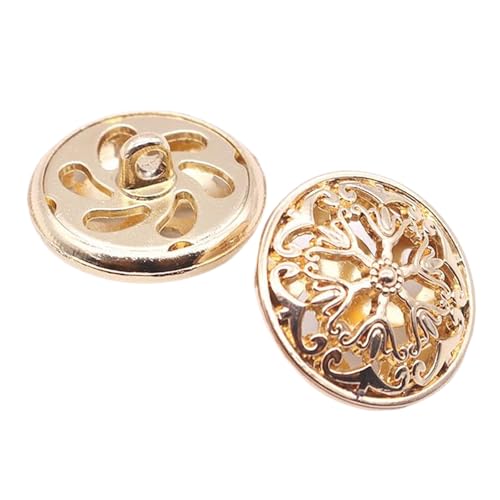 Metallknöpfe für Mäntel und Anzüge (Farbe 3, 15 mm, 6 Stück) von Gyuuio