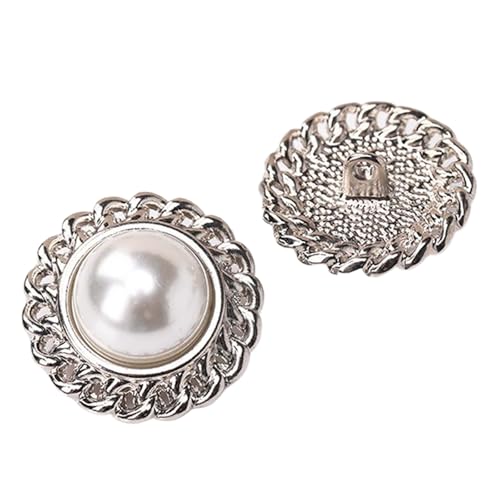 Metallknöpfe für Mäntel und Jacken, 6 Stück (Farbe 2, 18 mm, 6 Stück) von Gyuuio