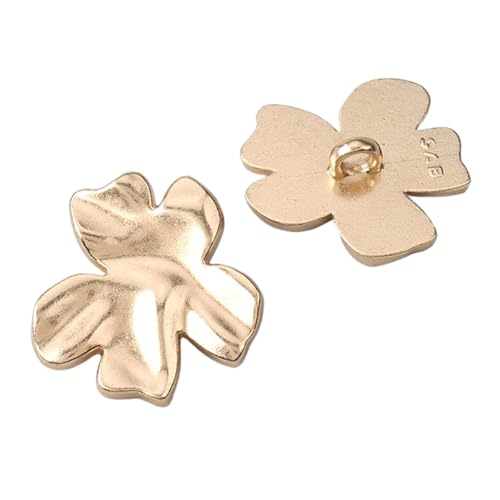 Metallknöpfe für Mäntel und Pullover, Gold- und Silber-Optionen, 13 mm/23 mm (Gold, 23 mm, 6 Stück) von Gyuuio
