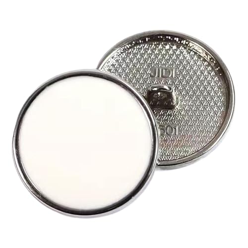 Runde Kunststoffknöpfe mit goldenen Punkten und schwarzem Spiegel-Finish für Mäntel und Blazer (Farbe 3, 18 mm, 10 Stück) von Gyuuio