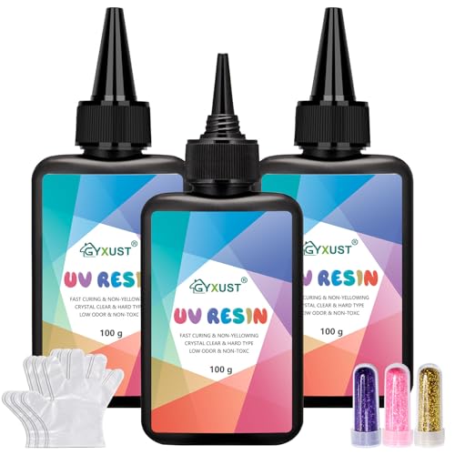 UV harz 300g upgraded kristallklar hartes UV schnell härtende epoxidharz für schmuckherstellung kunst anhänger, Gießen und Beschichten uv kleber UV harz 300g upgraded kristallklar hartes UV schnell härtende epoxidharz für schmuckherstellung kunst anhänger, Gießen und Beschichten uv kleber von Gyxust
