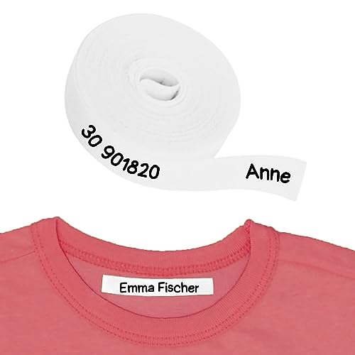 GzCommodities 3M Personalisierbares Baumwollband zum Aufbügeln, für Vatertag, für Kinder und zum Beschriften mit Namen und Markieren auf der Kleidung von GzCommodities