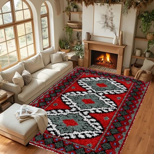 Gzaebji 90 x 120 cm Knüpfteppich Zum Selber Knüpfen Knüpfen Set Erwachsene Latch Hook Kit Groß DIY Handwerk Knüpfen Set Teppich Knüpf Sets Kreuzstich Set Teppich-Bastelset für Erwachsene Gzaebji 90 x 120 cm Knüpfteppich Zum Selber Knüpfen Knüpfen Set Erwachsene Latch Hook Kit Groß DIY Handwerk Knüpfen Set Teppich Knüpf Sets Kreuzstich Set Teppich-Bastelset für Erwachsene von Gzaebji