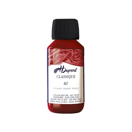 H DUPONT DU0600125467C - Peinture Sur Soie Classique Amaranthe N°467 - Pot De 125 ml - Colorants acides pour une qualité supérieure - Idéal pour les professionnels H DUPONT DU0600125467C - Peinture Sur Soie Classique Amaranthe N°467 - Pot De 125 ml - Colorants acides pour une qualité supérieure - Idéal pour les professionnels von H Dupont