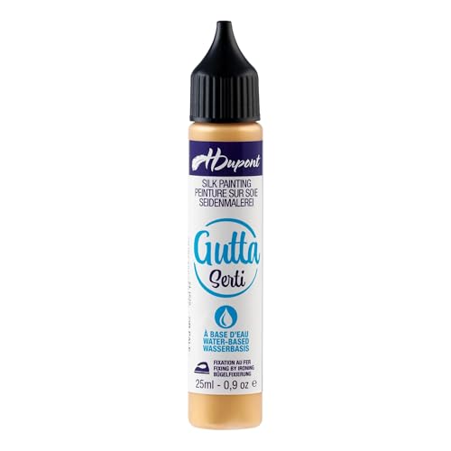 H DUPONT DU0640025052C - Un Tube de Serti Métal Or pale 25 ml - Serti indélébile après séchage - Pour Peinture sur Soie H DUPONT DU0640025052C - Un Tube de Serti Métal Or pale 25 ml - Serti indélébile après séchage - Pour Peinture sur Soie von H Dupont