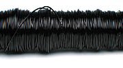 FLORISTEN - DECOLACKDRAHT Ø 0,3mm x 50m, Deko, Farbe: Schwarz / Black von H&R