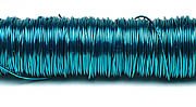 FLORISTEN - DECOLACKDRAHT Ø 0,3mm x 50m, Deko, Farbe: Türkis / Turquoise von H&R
