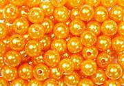 Kunstperle Perlen D 20mm D 2cm Hochzeit 100g 12 Stück orange von H&R