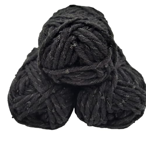 Häkelgarn – Strickgarn - Mützengarn -über 30 Farben zur Wahl- Set mit Label- 3 Knaul a 50gr ohne Banderole - Wolle zum Stricken und Häkeln -Ll. 55m /50g, 30% Merinowolle Farbe (wave 8) von H&W Vertrieb