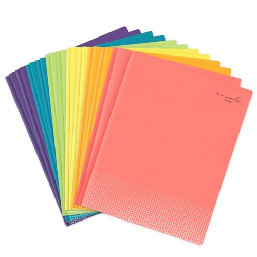 H4D Kunststoff-Ordner mit 2 Fächern, Briefgröße, Primärfarben, 12 Stück H4D Kunststoff-Ordner mit 2 Fächern, Briefgröße, Primärfarben, 12 Stück von H4D