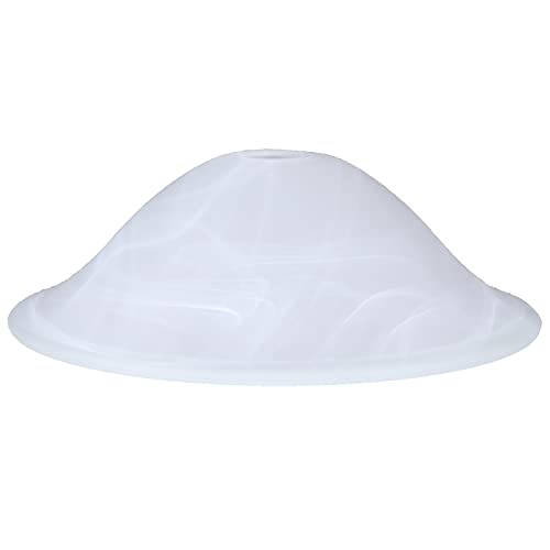 Alabasterglas weiß Ø 300 Lampenglas Ersatzglas Glasschirm Leuchtenglas E27 rund 42mm Lochmaß oben Alabasterglas weiß Ø 300 Lampenglas Ersatzglas Glasschirm Leuchtenglas E27 rund 42mm Lochmaß oben von H4L
