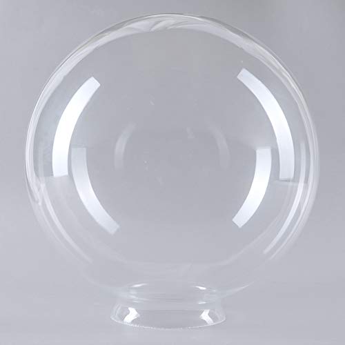 Kugelglas Lampenglas Ø 250mm Klarglas Ersatzglas rund Leuchtenglas Glaskugel für E27 Lampenschirm von H4L