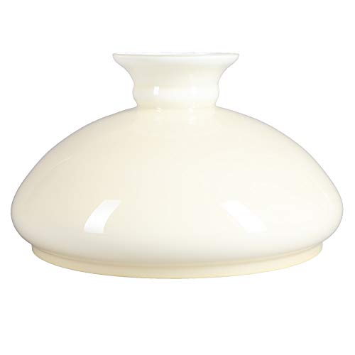 Lampenglas Ersatzglas Petroleumlampe Opalglas Leuchtenglas Vestaschirm Petroleumglas Ø 300mm Beige von H4L