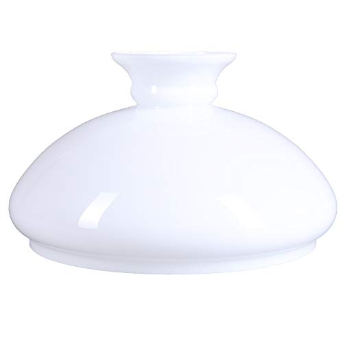 Lampenglas Ersatzglas Petroleumlampe Opalglas Leuchtenglas Vestaschirm Petroleumglas Ø 300mm Weiß von H4L