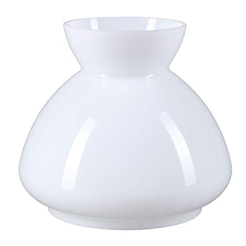 Lampenglas Ø 98mm Weiß Petroleumlampe Ersatzglas Glasschirm Opalglas Leuchtenglas rund E27 120mm Höhe Lampenglas Ø 98mm Weiß Petroleumlampe Ersatzglas Glasschirm Opalglas Leuchtenglas rund E27 120mm Höhe von H4L