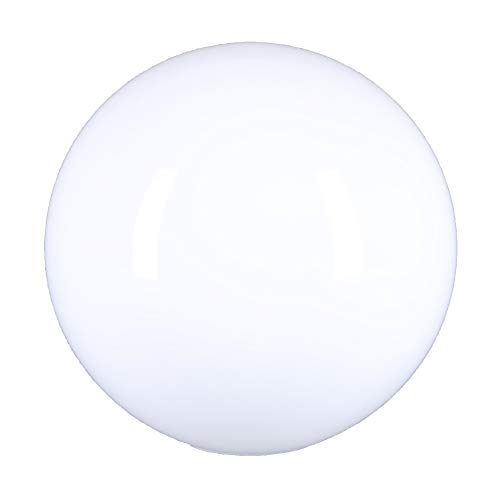 Lampenglas Ø 120mm Kugelglas weiß glänzend Leuchtenglas Ersatzglas Kugel E27 Opalglas von H4L