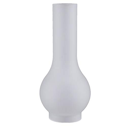 Lampenglas Petroleumlampe Ø 107mm Zylinder Glas Matt Ersatzglas Leuchtenglas E27 Glasschirm von H4L