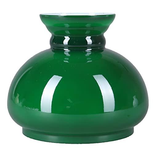 Lampenglas Petroleumleuchte grün glänzend Ø 120 mm Ersatzglas Glasschirm von H4L