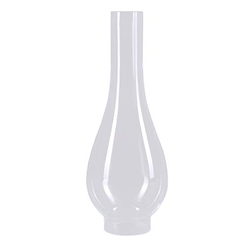 Lampenglas Zylinderglas Petroleum Glas Ø 52mm Ersatzglas Leuchtenglas Glasschirm H:240mm E27 von H4L