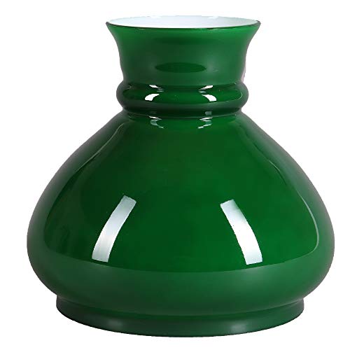 Petroleumglas Lampenglas Ersatzglas Leuchtenlas Opalglas Lampenschirm Glas Ø 145mm - Höhe 165mm Grün von H4L
