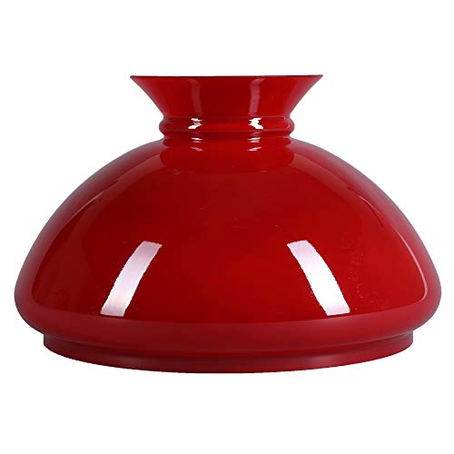 Petroleumglas Lampenglas Vestaschirm Ersatzglas Leuchtenglas Glaschirm 234mm Rot von H4L