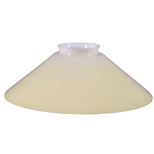 Schusterschirm Beige Ø 200mm Lampenglas Ersatzglas Schusterglas Opalglas E27 Vestaschirm von H4L