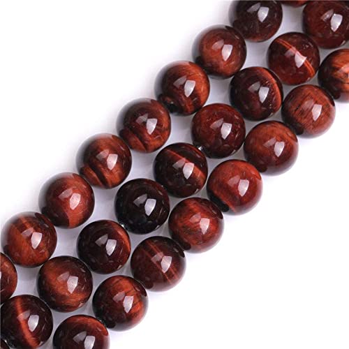 HAAMIIQII 30pcs 12mm Natürliche Rote Tiger Auge Perlen Runde Lose Edelstein Perlen für Schmuck Herstellung DIY Armband Halskette HAAMIIQII 30pcs 12mm Natürliche Rote Tiger Auge Perlen Runde Lose Edelstein Perlen für Schmuck Herstellung DIY Armband Halskette von HAAMIIQII