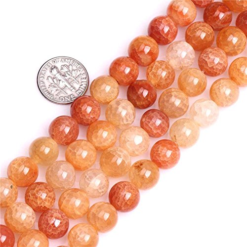 HAAMIIQII 35pcs 10mm Natürliche Drachenader Crackle Achat Perlen Runde Lose Edelstein Perlen für Schmuck Herstellung DIY Armband Halskette HAAMIIQII 35pcs 10mm Natürliche Drachenader Crackle Achat Perlen Runde Lose Edelstein Perlen für Schmuck Herstellung DIY Armband Halskette von HAAMIIQII