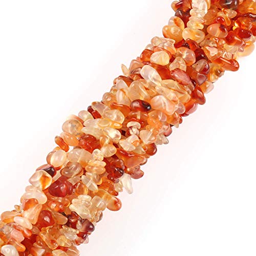 HAAMIIQII 5-8mm Natürliche Karneol Chips Perlen Unregelmäßige Chip Steine Lose Edelstein Perlen Energie Heilung Perlen für Schmuck Making Strand 80 cm HAAMIIQII 5-8mm Natürliche Karneol Chips Perlen Unregelmäßige Chip Steine Lose Edelstein Perlen Energie Heilung Perlen für Schmuck Making Strand 80 cm von HAAMIIQII