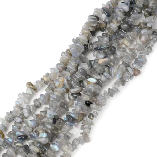 HAAMIIQII 5-8mm Natürliche Labradorit Chips Perlen Unregelmäßige Chip Steine Lose Edelstein Perlen Energie Heilung Perlen für Schmuck Making Strang 80 cm HAAMIIQII 5-8mm Natürliche Labradorit Chips Perlen Unregelmäßige Chip Steine Lose Edelstein Perlen Energie Heilung Perlen für Schmuck Making Strang 80 cm von HAAMIIQII