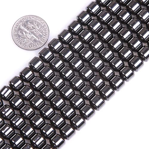 HAAMIIQII 50pcs 8mm Natürliche Schwarze Hämatit Lose Edelstein Perlen Trommel Form Abstandsstein Perlen für Schmuck Herstellung DIY Armband Halskette HAAMIIQII 50pcs 8mm Natürliche Schwarze Hämatit Lose Edelstein Perlen Trommel Form Abstandsstein Perlen für Schmuck Herstellung DIY Armband Halskette von HAAMIIQII