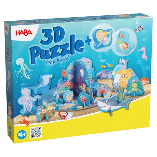 HABA 3D-Puzzle & Steckspiel Unterwasser – Fantasievolles Puzzle mit Holzfiguren und Meeresbewohnern ab 4 Jahren – 1307179001 HABA 3D-Puzzle & Steckspiel Unterwasser – Fantasievolles Puzzle mit Holzfiguren und Meeresbewohnern ab 4 Jahren – 1307179001 von HABA