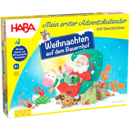 HABA Adventskalender – Weihnachten auf dem Bauernhof – 3D-Spielkulisse mit 24 liebevollen Holzfiguren – Weihnachtskalender für Kinder ab 2 Jahren - 1303156001 HABA Adventskalender – Weihnachten auf dem Bauernhof – 3D-Spielkulisse mit 24 liebevollen Holzfiguren – Weihnachtskalender für Kinder ab 2 Jahren - 1303156001 von HABA