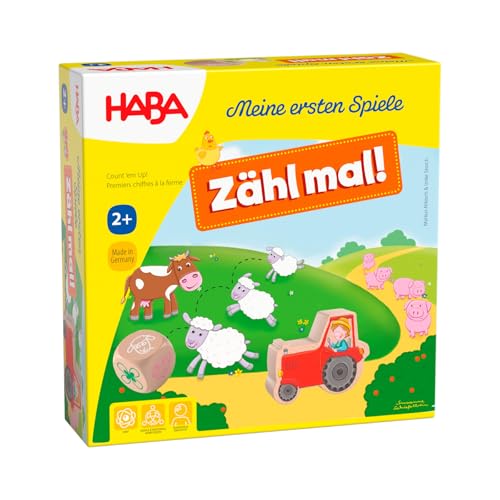 HABA Meine ersten Spiele Zähl mal! – Tierisches Zählspiel für Kinder ab 2 Jahren – Spielerisch Zählen Lernen mit hochwertigen Holzfiguren – 1305878001 HABA Meine ersten Spiele Zähl mal! – Tierisches Zählspiel für Kinder ab 2 Jahren – Spielerisch Zählen Lernen mit hochwertigen Holzfiguren – 1305878001 von HABA