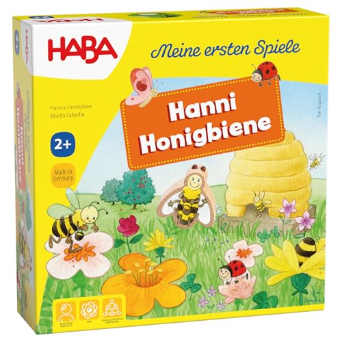 HABA – Meine ersten Spiele: Hanni Honigbiene – Kooperatives Würfel- und Farbspiel – Für Kinder ab 2 Jahren – Mit 3D-Bienenstock und Holzfigur – 1301838001 HABA – Meine ersten Spiele: Hanni Honigbiene – Kooperatives Würfel- und Farbspiel – Für Kinder ab 2 Jahren – Mit 3D-Bienenstock und Holzfigur – 1301838001 von HABA