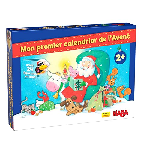 HABA Premier Adventskalender, Figuren aus Holz, Weihnachten auf dem Bauernhof, 2 Jahre und älter, 306359 – französische Version HABA Premier Adventskalender, Figuren aus Holz, Weihnachten auf dem Bauernhof, 2 Jahre und älter, 306359 – französische Version von HABA