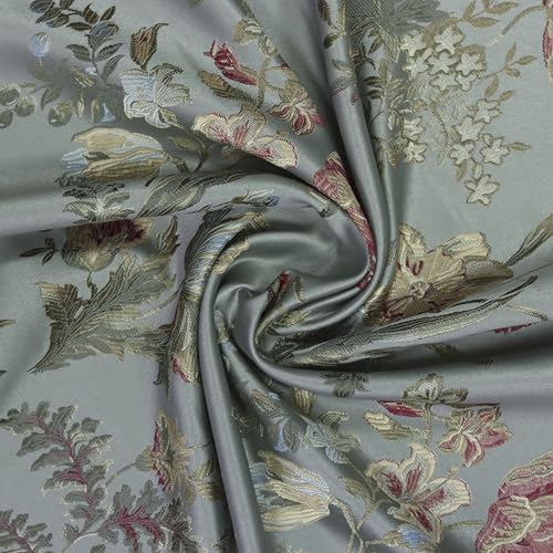 Samtstoff Lampasso S. Leucio Meterware 280 cm Breite – Eleganter & Weicher Stoff für Möbel, Kleidung, Vorhänge & DIY-Projekte – Vielseitig & Pflegeleicht (03-Grün) von HABITA 33 HOME