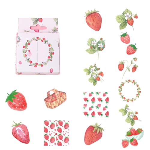 HACRAHO Erdbeer-Scrapbook-Aufkleber, 3 Stück, Mini-Größe, Sammelalben, Aufkleber, Erdbeer-Aufkleber, Etiketten für Tagebuch, Planer, Scrapbook, Album, Notizbuch HACRAHO Erdbeer-Scrapbook-Aufkleber, 3 Stück, Mini-Größe, Sammelalben, Aufkleber, Erdbeer-Aufkleber, Etiketten für Tagebuch, Planer, Scrapbook, Album, Notizbuch von HACRAHO