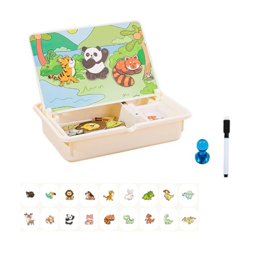 Magnetpuzzles Dress Up Travel Game, Magnetische DIY-Ankleidepuzzles, Wiederverwendbare Puzzles, Trainieren Die Hand-Augen-Koordination – FöRdern KreativitäT Und Fantasie (D) von HADAVAKA