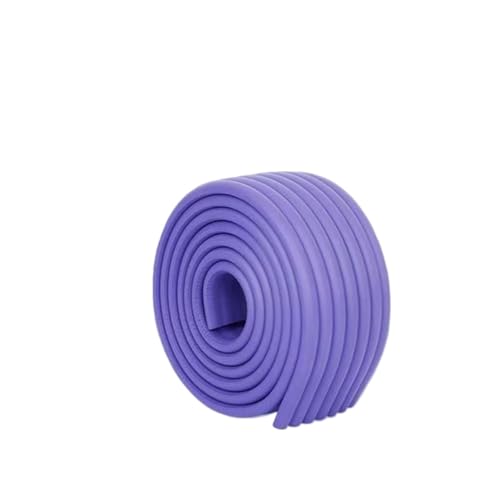 Wandverkleidungsleiste, 2 m lange Kronenleisten, flexible Wandkantenleiste, selbstklebend, Kantenschutz for Möbel und Tische, Stoßstangenschutz, Deckenleisten, Fußleisten(Purple) von HAEUYA