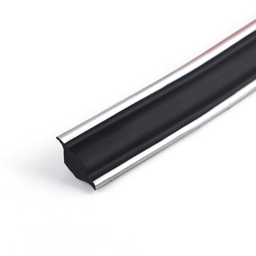 Wandverkleidungsleiste, 5 m, selbstklebende Viertelstableiste, flexible Dichtungs- und Zierleisten for Bodenkanten und Fliesenkanten, Dichtungsstreifen for Decke, Arbeitsplatte, Kabine(Black Silver,18 Wandverkleidungsleiste, 5 m, selbstklebende Viertelstableiste, flexible Dichtungs- und Zierleisten for Bodenkanten und Fliesenkanten, Dichtungsstreifen for Decke, Arbeitsplatte, Kabine(Black Silver,18 von HAEUYA