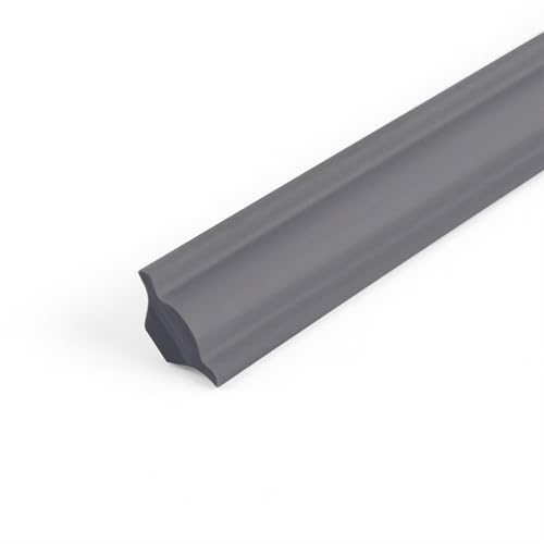 Wandverkleidungsleiste, 5 m, selbstklebende Viertelstableiste, flexible Dichtungs- und Zierleisten for Bodenkanten und Fliesenkanten, Dichtungsstreifen for Decke, Arbeitsplatte, Kabine(Grey,18 mm/0.7 Wandverkleidungsleiste, 5 m, selbstklebende Viertelstableiste, flexible Dichtungs- und Zierleisten for Bodenkanten und Fliesenkanten, Dichtungsstreifen for Decke, Arbeitsplatte, Kabine(Grey,18 mm/0.7 von HAEUYA