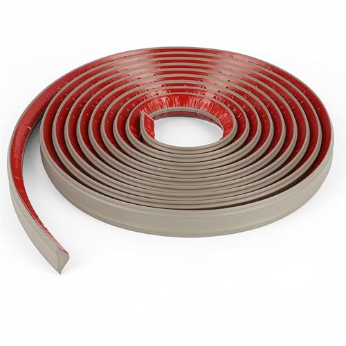 Wandverkleidungsleiste, 5 m, selbstklebende Viertelstableiste, flexible Dichtungs- und Zierleisten for Bodenkanten und Fliesenkanten, Dichtungsstreifen for Decke, Arbeitsplatte, Kabine(Grey,21 mm/0.82 Wandverkleidungsleiste, 5 m, selbstklebende Viertelstableiste, flexible Dichtungs- und Zierleisten for Bodenkanten und Fliesenkanten, Dichtungsstreifen for Decke, Arbeitsplatte, Kabine(Grey,21 mm/0.82 von HAEUYA