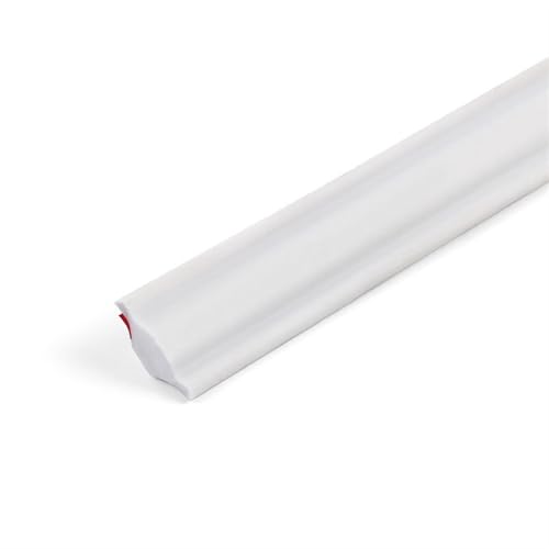 Wandverkleidungsleiste, 5 m, selbstklebende Viertelstableiste, flexible Dichtungs- und Zierleisten for Bodenkanten und Fliesenkanten, Dichtungsstreifen for Decke, Arbeitsplatte, Kabine(White,18 mm/0.7 Wandverkleidungsleiste, 5 m, selbstklebende Viertelstableiste, flexible Dichtungs- und Zierleisten for Bodenkanten und Fliesenkanten, Dichtungsstreifen for Decke, Arbeitsplatte, Kabine(White,18 mm/0.7 von HAEUYA
