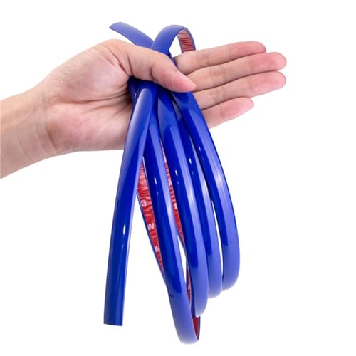 Wandverkleidungsleiste, 5 m selbstklebende Auto-Zierleiste – universelle dekorative Stoßstangen-, Fenster-, Tür- und Karosserieseitenteile sowie Möbeloberflächen im Haushalt(Blue,40mm(1.57Inch)) von HAEUYA