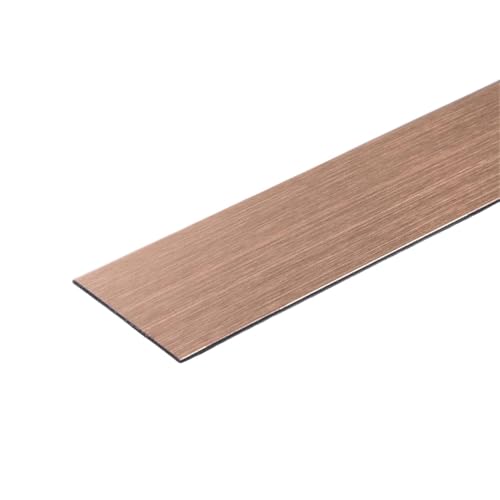 Wandverkleidungsleiste, Eckleiste, 3 m selbstklebende Metallleiste, flexible metallisierte Leiste, Wandverkleidungsleiste aus Edelstahl, metallische dekorative Leiste for Decke, Spiegelrahmen(Brushed Wandverkleidungsleiste, Eckleiste, 3 m selbstklebende Metallleiste, flexible metallisierte Leiste, Wandverkleidungsleiste aus Edelstahl, metallische dekorative Leiste for Decke, Spiegelrahmen(Brushed von HAEUYA
