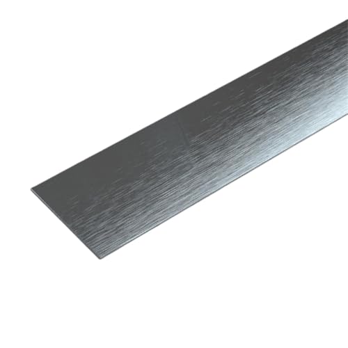 Wandverkleidungsleiste, Eckleiste, 3 m selbstklebende Metallleiste, flexible metallisierte Leiste, Wandverkleidungsleiste aus Edelstahl, metallische dekorative Leiste for Decke, Spiegelrahmen(Brushed Wandverkleidungsleiste, Eckleiste, 3 m selbstklebende Metallleiste, flexible metallisierte Leiste, Wandverkleidungsleiste aus Edelstahl, metallische dekorative Leiste for Decke, Spiegelrahmen(Brushed von HAEUYA